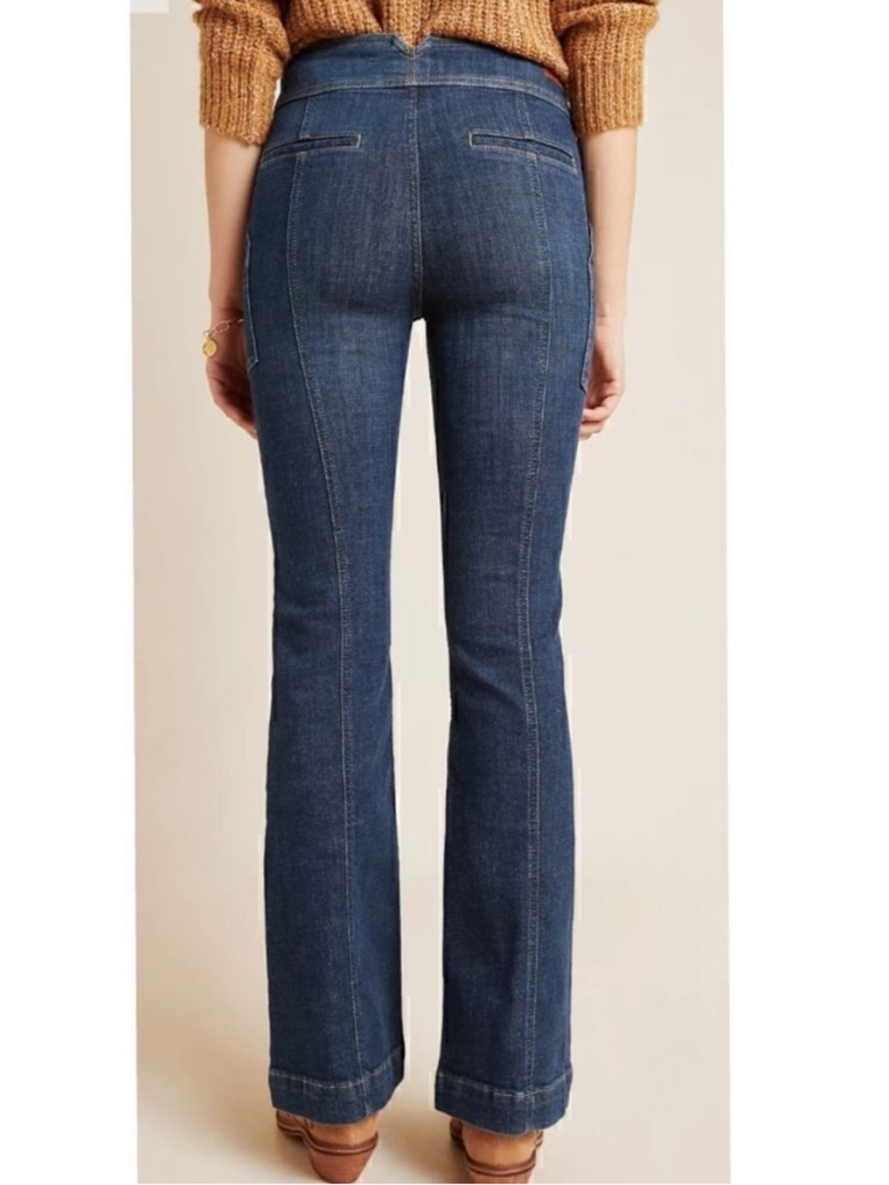 Anthropologie Pilcro & the Letterpress Sz 26 High Rise Trouser Bootcut Jeans - Picture 2 of 14